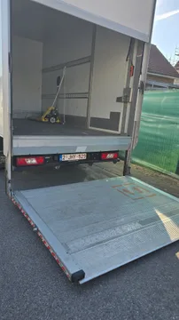 Carrier Truck Ford Transit Truck with tail lift in Dilbeek Belgium
